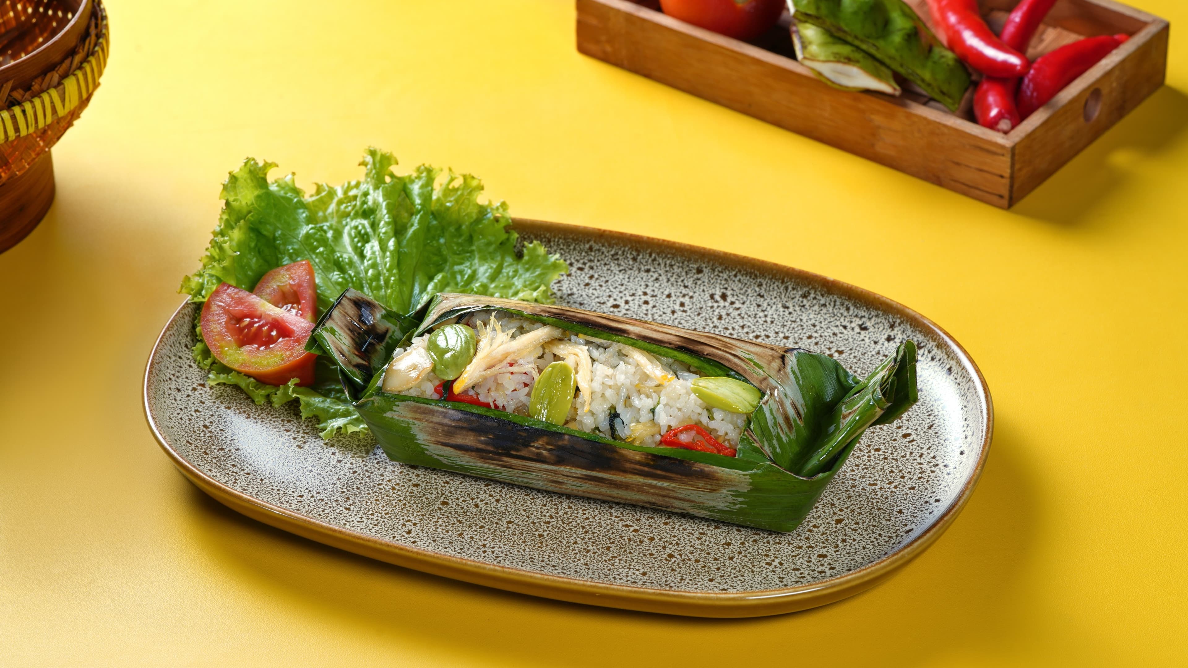 Nasi Bakar Ayam Petai