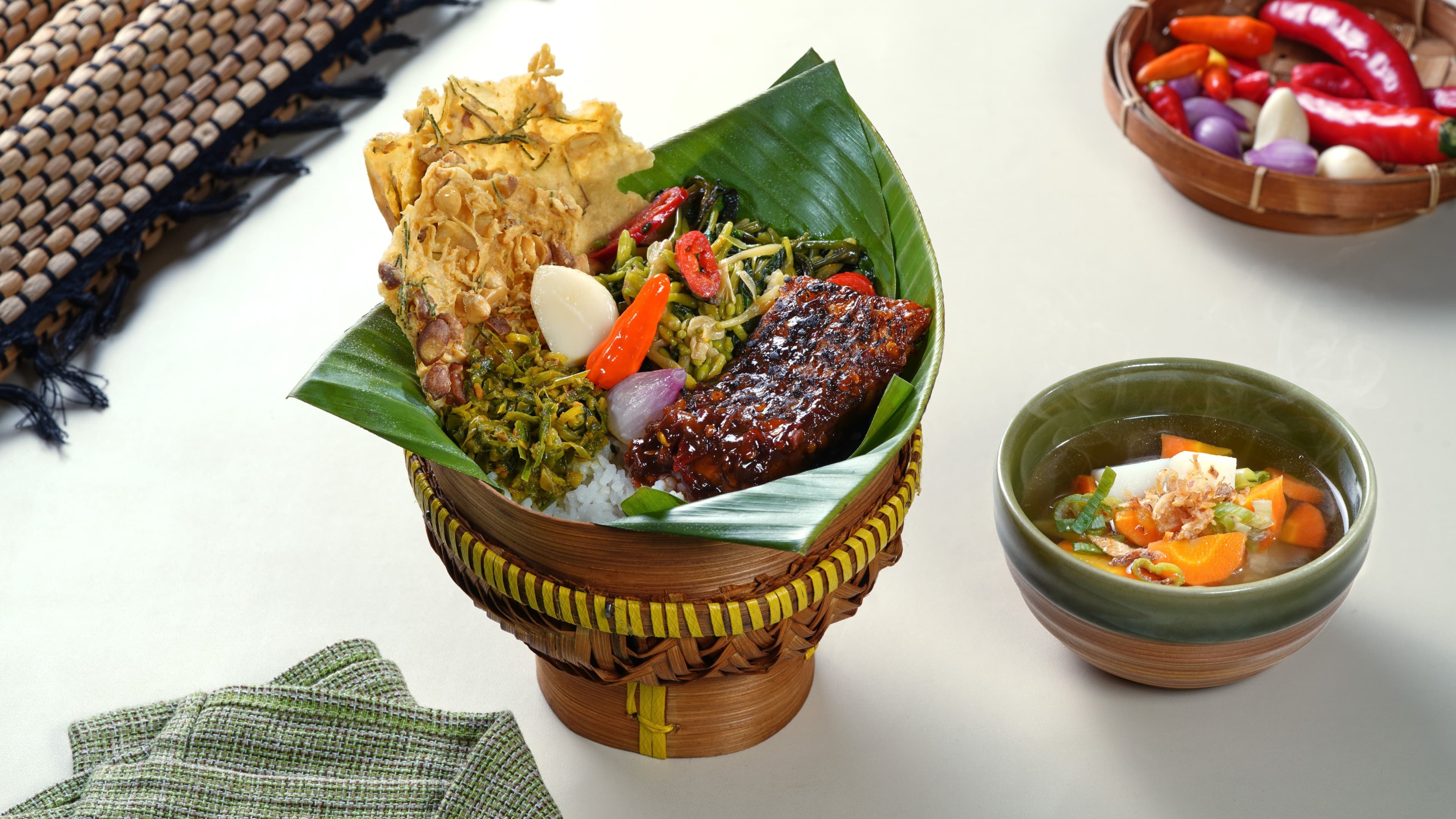 Nasi Bakul Kakap Bakar Manado